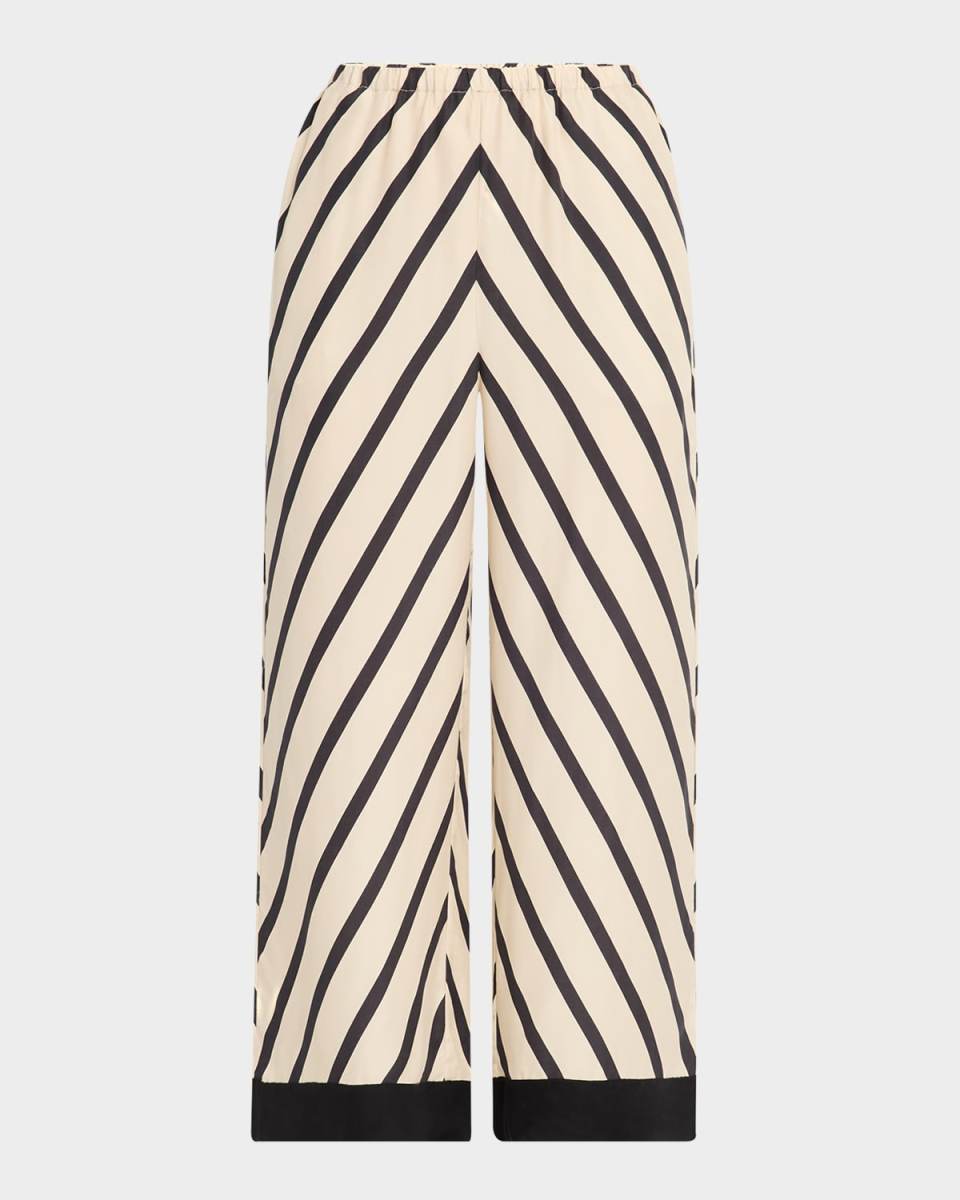 Mirabello Cropped Wide-Leg Trousers